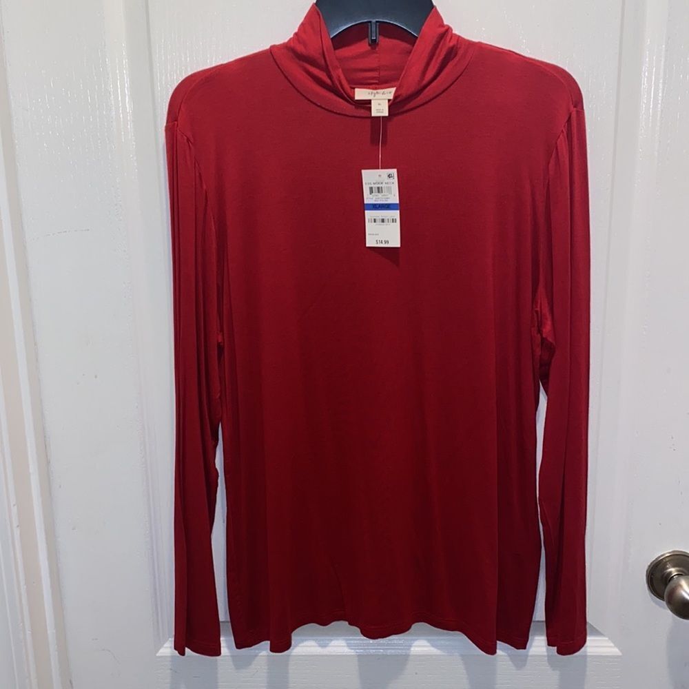 Style & Co Mock-Neck Top